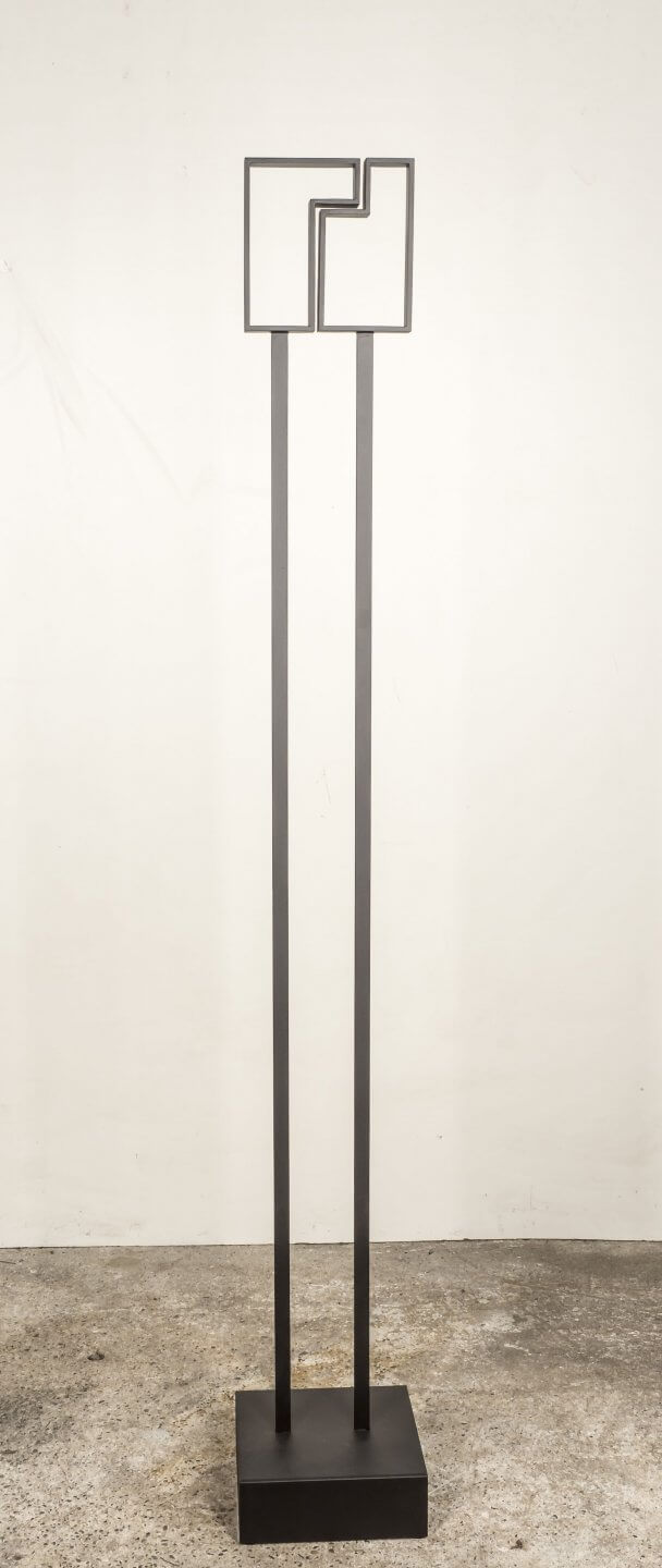 Galerie Benjamin Eck München Stahl, Oberfläche spritzverzinkt, grundiert, lackiert