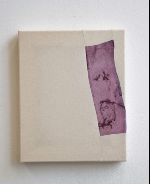 Galerie Benjamin Eck München Acrylic, silk and sewn canvas
