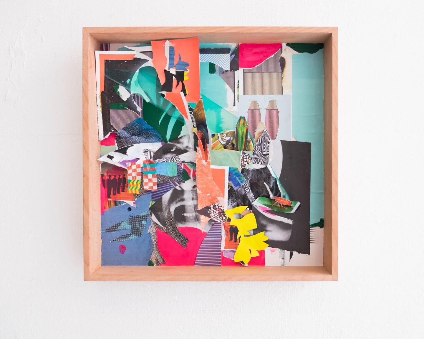 Galerie Benjamin Eck München 3-D collage in box