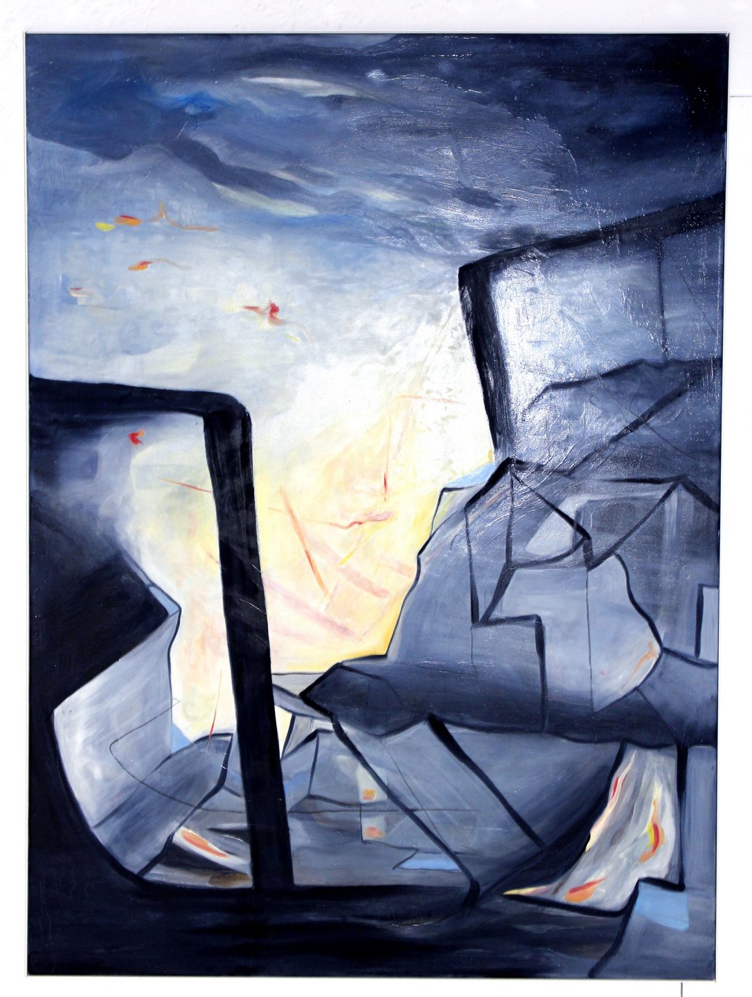 Galerie Benjamin Eck München SOFIE BJÄRNRAM 'Accidentally in context', oil on canvas, 150cm x 110cm, 2016